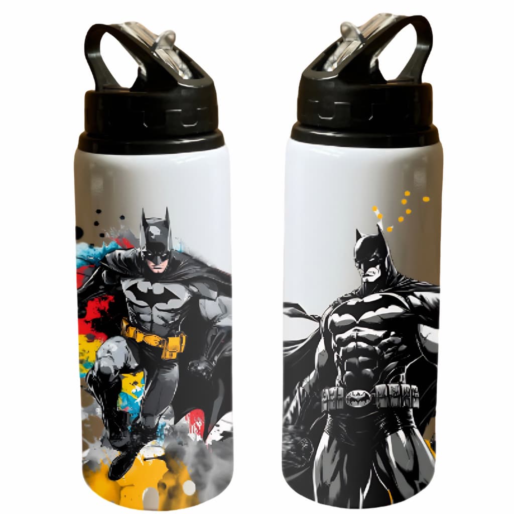 Garrafa Batman Alumínio | Garrafa Infantil Personalizada
