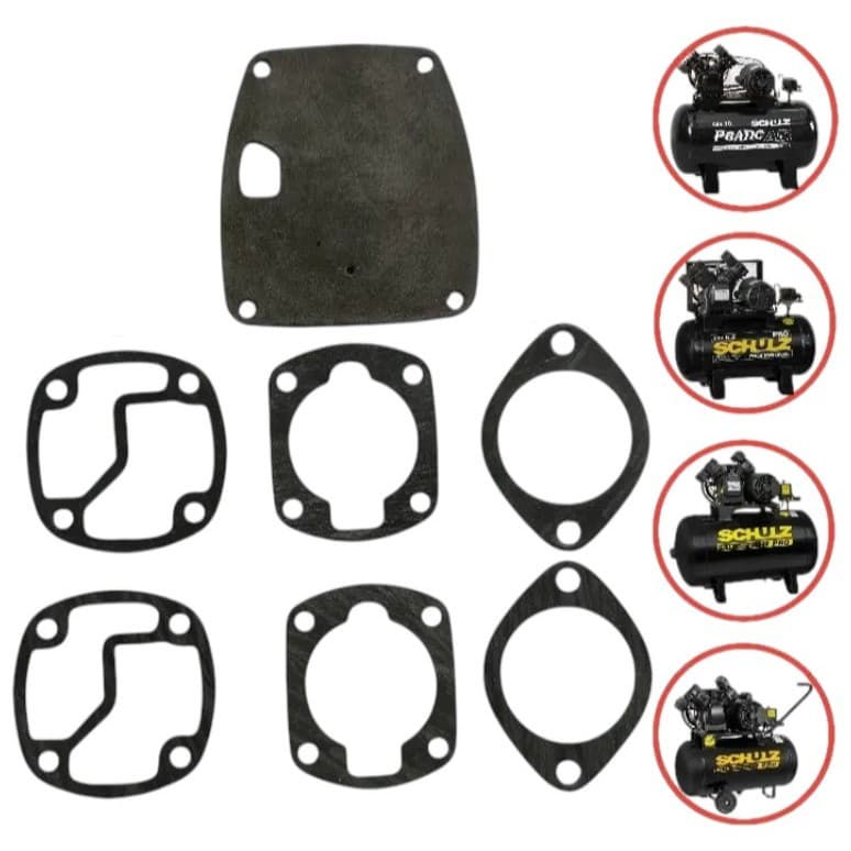 Kit De Junta Compressor Schulz Csv 10pro / Csv10 Pratic Air