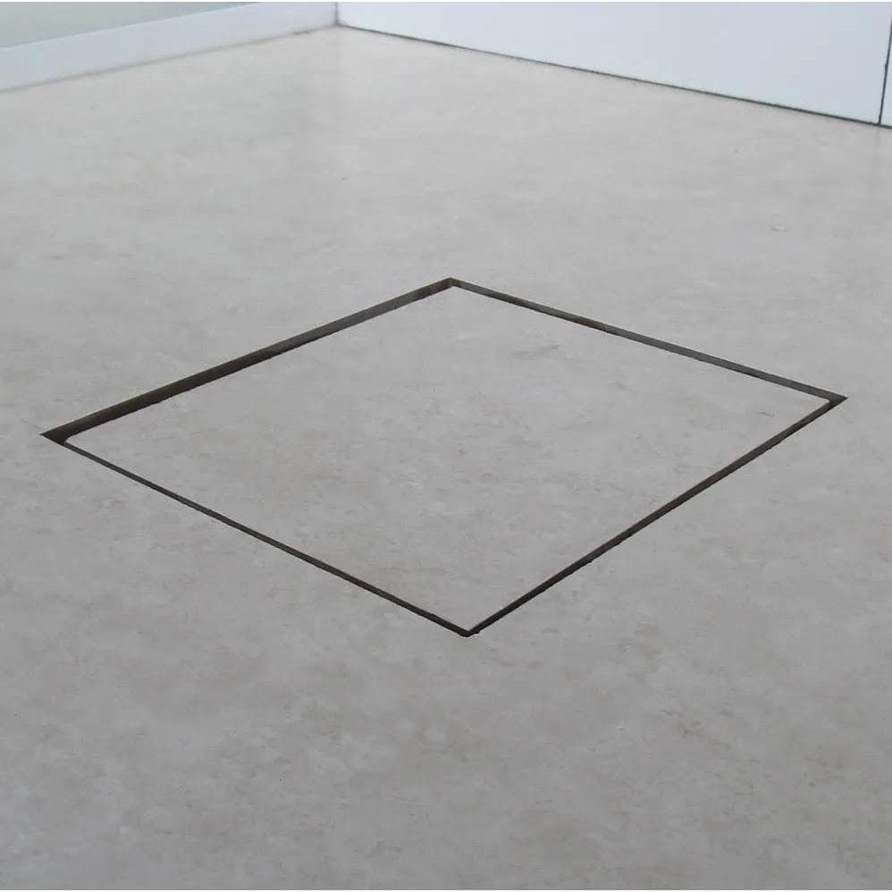Ralo Oculto Invisível 15x15 e 10x10cm para Banheiro Seca Piso Porcelanato Inteligente