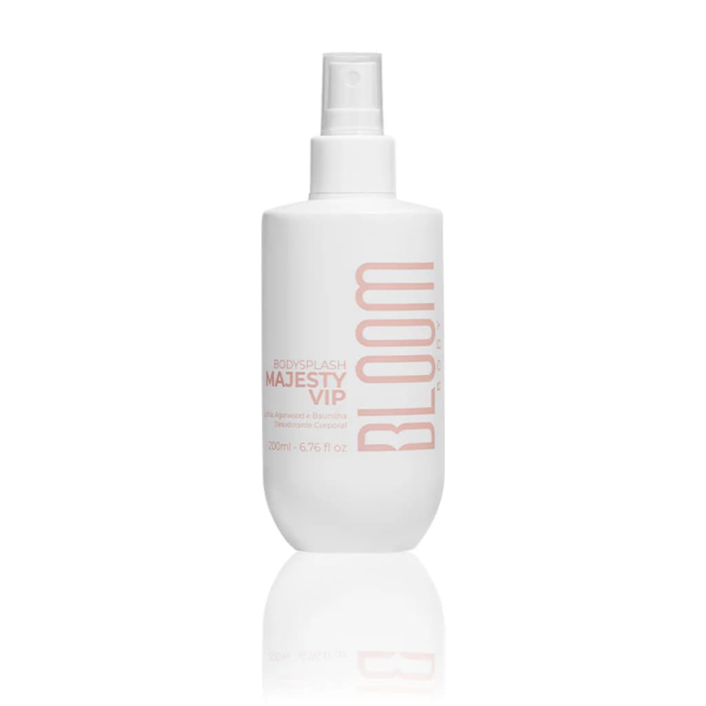Bloom Body - Body Splash Majesty VIP 200 ml - Fragrância Floral Oriental Intenso, Feminino - Luxuoso