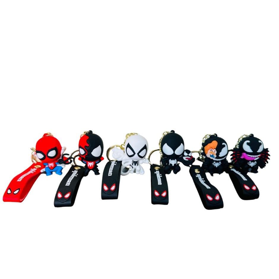 Chaveiro Homem Aranha Venom 3D Premium Grande Colecionável Bolsas Mochilas Chaveiro Fofo