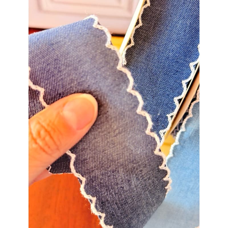 Fita Jeans com borda N9 -38m 2 metros