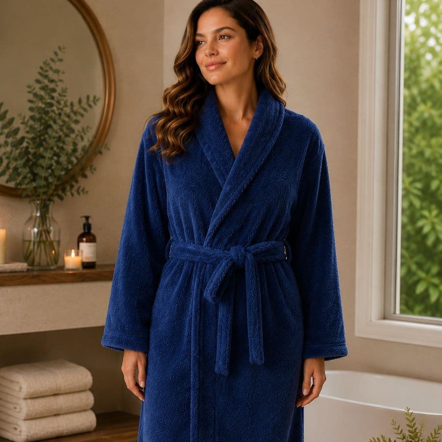 Roupão Soft Toque De Pluma Unissex Inverno Premium M G Gg