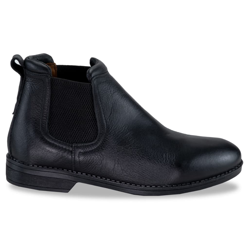 Bota Chelsea Masculina Casual Social Em Couro Legítmo Com Palmilha Em Gel Elegante e Confortável.