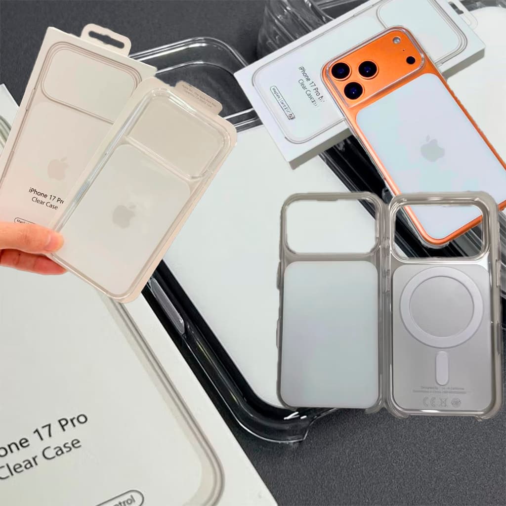 Nova Capa Transparente Magsafe iPhone 17 16 15 14 13 12 11 Pro Pro Max Anti-Impacto Capinha Case Premium Magnetica