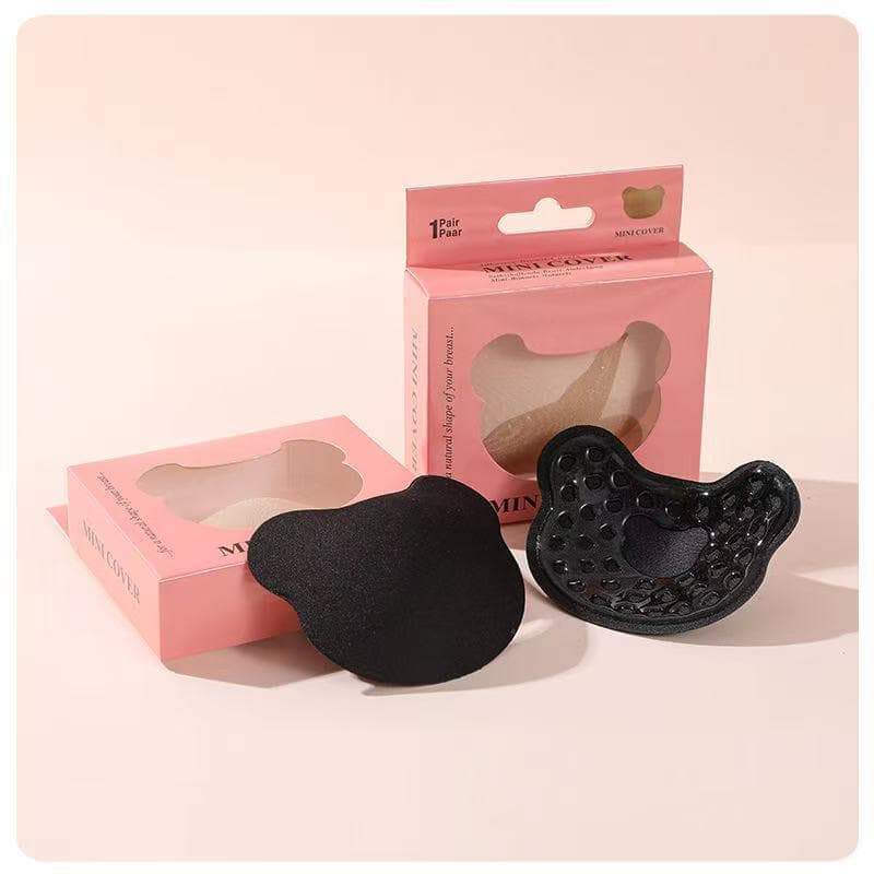 Sutiã Silicone Invisível Sem Alças Creme de Urso: Almofada, Corte Baixo, Discreto