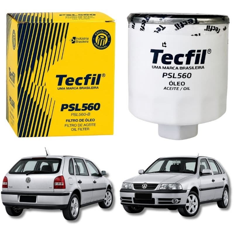 Filtro Óleo Tecfil PSL560 Gol G3 1.0 Mi 8V 16V Turbo Flex
