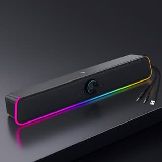 Caixas De Som Pc Gamer Soundbar Para Computador Notebook Usb