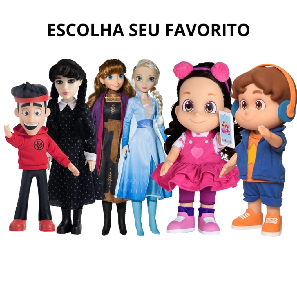 Bonecas E Bonecos Infantil Nova Brink Personagens Criança