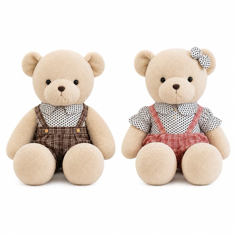 Urso pelúcia 60 cm grande fofo super confortável macio para crianças e pets / material anti alérgico