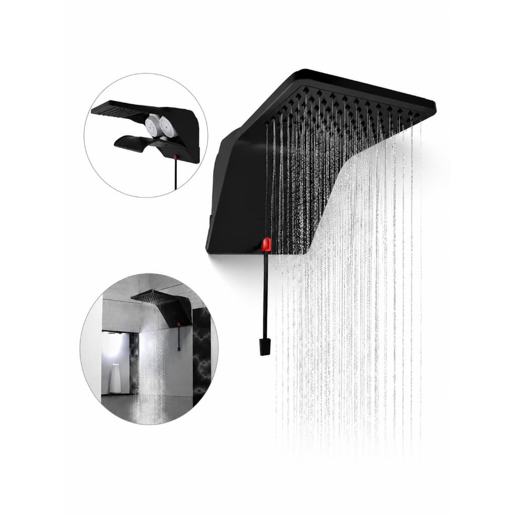 Ducha Ducalli Premium Chuveiro Preto Elegante/forte Zagonel