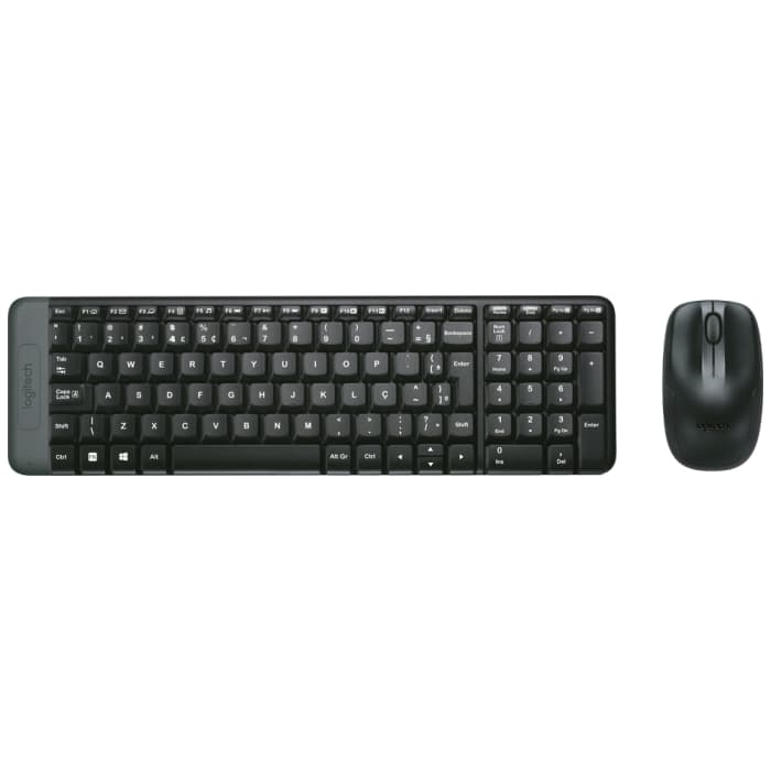Combo Teclado e Mouse Logitech MK220 s/ Fio 920-004431