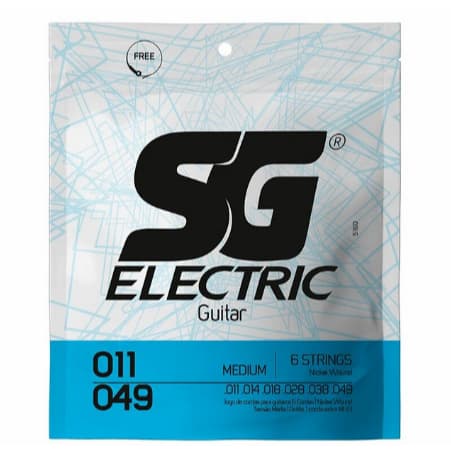 Encordoamento Sg 011 Níquel Guitarra Elétrica 6 Cordas