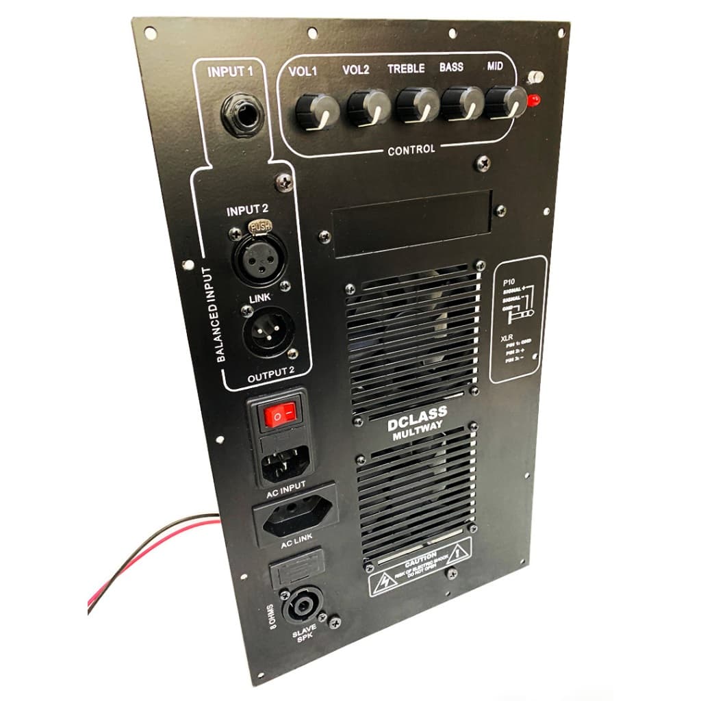 AMPLIFICADOR 3 VIAS 1500 WATTS 4 OHMS - BIVOLT - DCLASS AUDIO - IDEAL PARA CAIXA DE ALTA E RETORNO