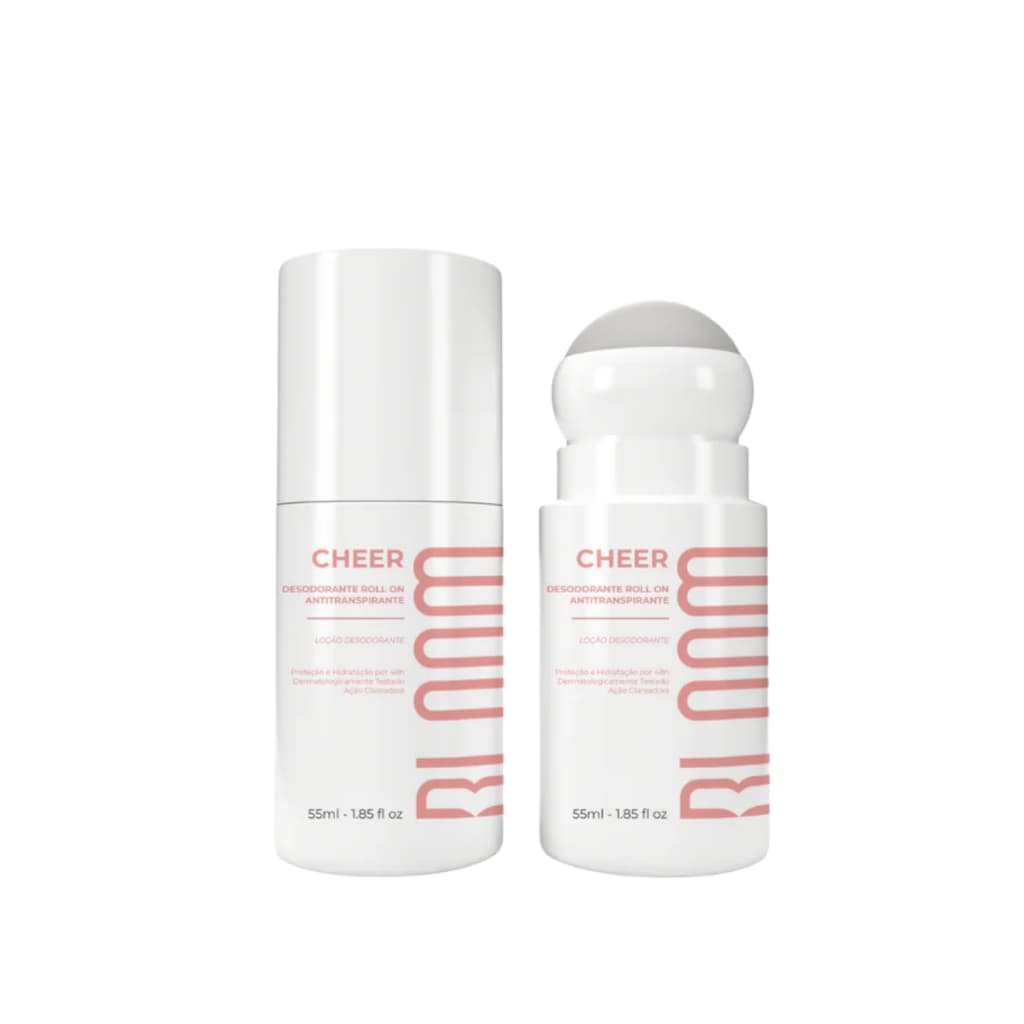 Desodorante Antitranspirante Roll-On Cheer Bloom 48h 55ml Clareador Feminino