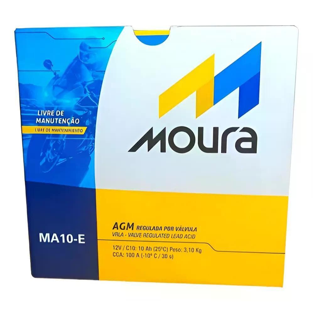 Bateria Moura MA10-E 10Ah Original F850GS YZF 600R Versys 650