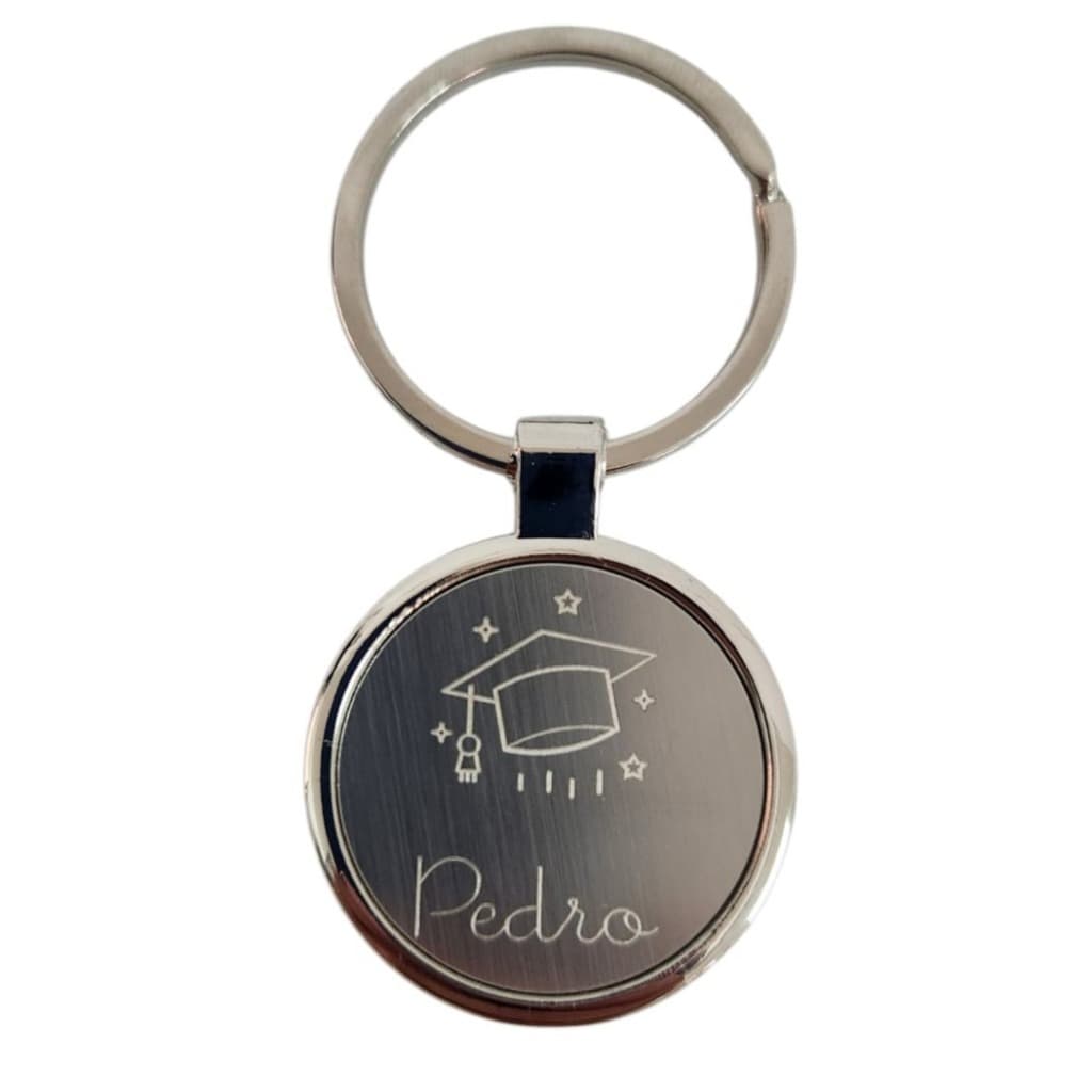 50 Chaveiro redondo metal personalizado nome ou logo casamento batizado evento