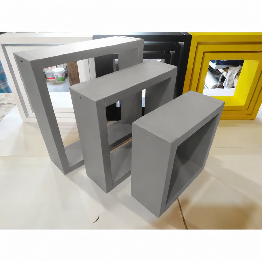 Kit 3 Nichos Decorativos MDF Parede – Ideal Para Quarto Sala Cozinha Banheiro - Planner moveis