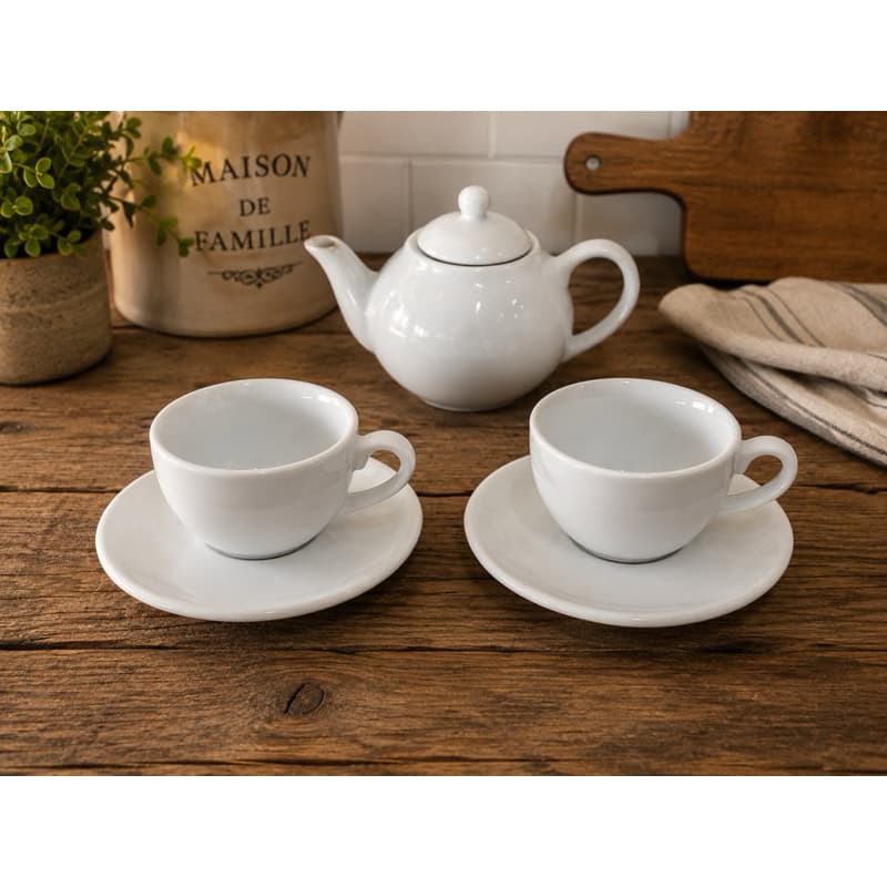 Conjunto de café 1 bule e 2 xícaras de café de 100 ml