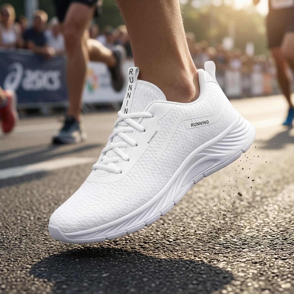 Tênis Esportivo Leve Macio Confortável Tênis Branco Esportivo Caminhada Corrida Academia Fitness