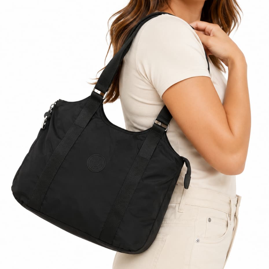 Bolsa Feminina Transversal Casual de Ombro em Nylon - Ideal para Trabalho Faculdade Escola