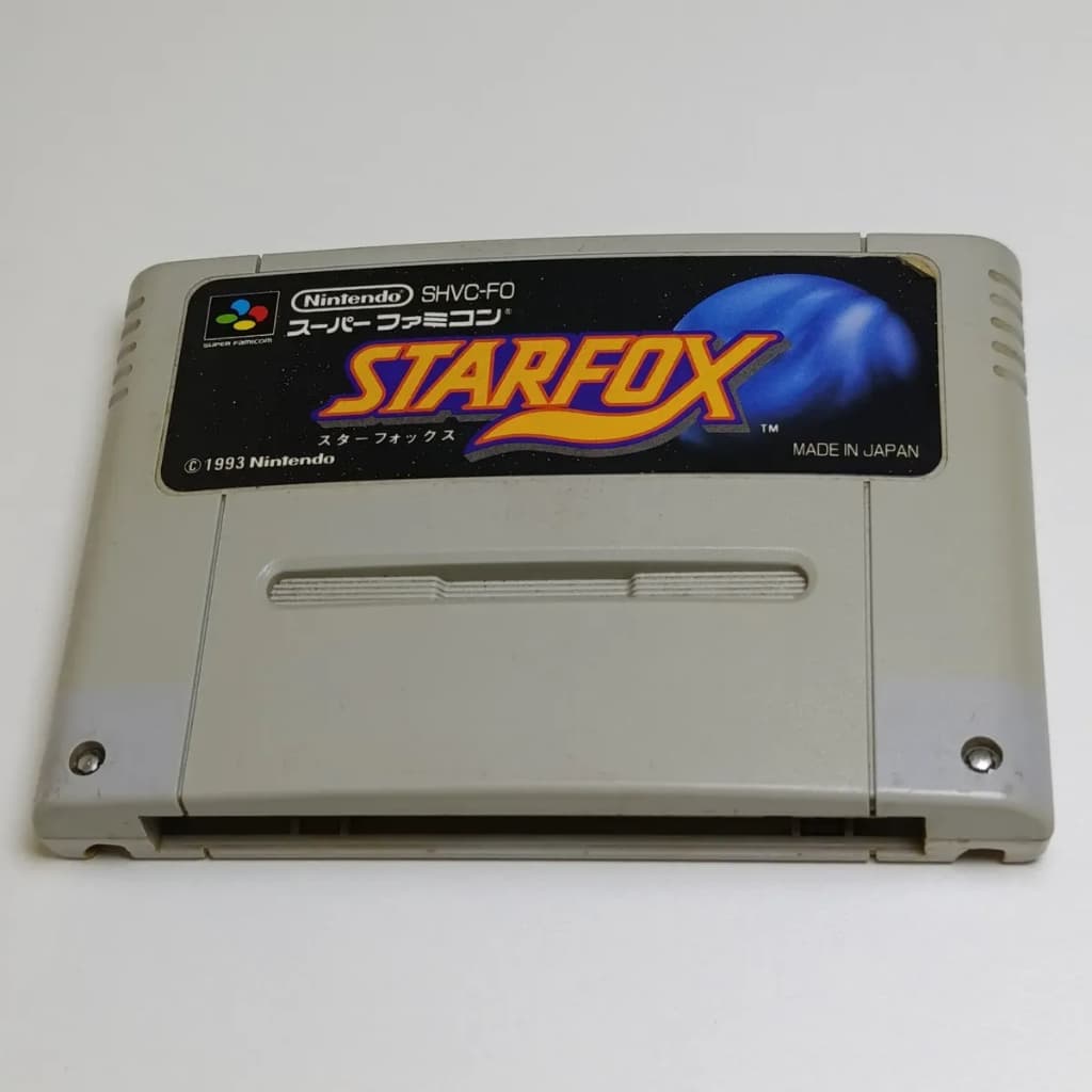 Jogo Star Fox Original SNES – Super Famicom – Cartucho Loose
