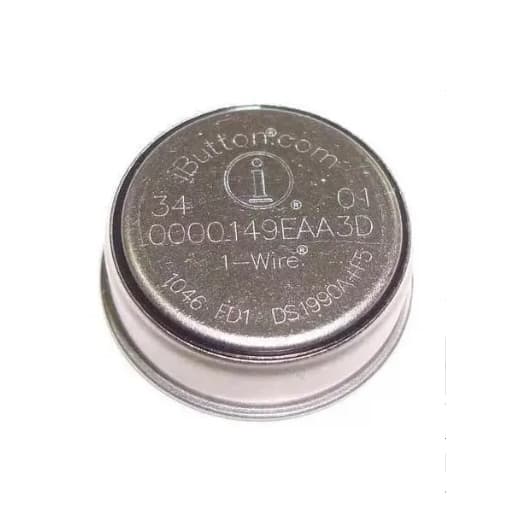 Kit 5 Ibutton Ds1990a-f5 *botão Para Bastão Vigia (ronda)