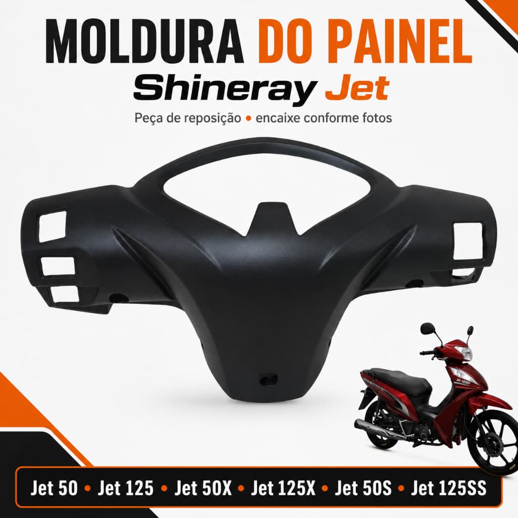 Moldura Carenagem Painel Shineray Jet 50 125 Jet X 50X 125X Jet 2X 2013 A 2022