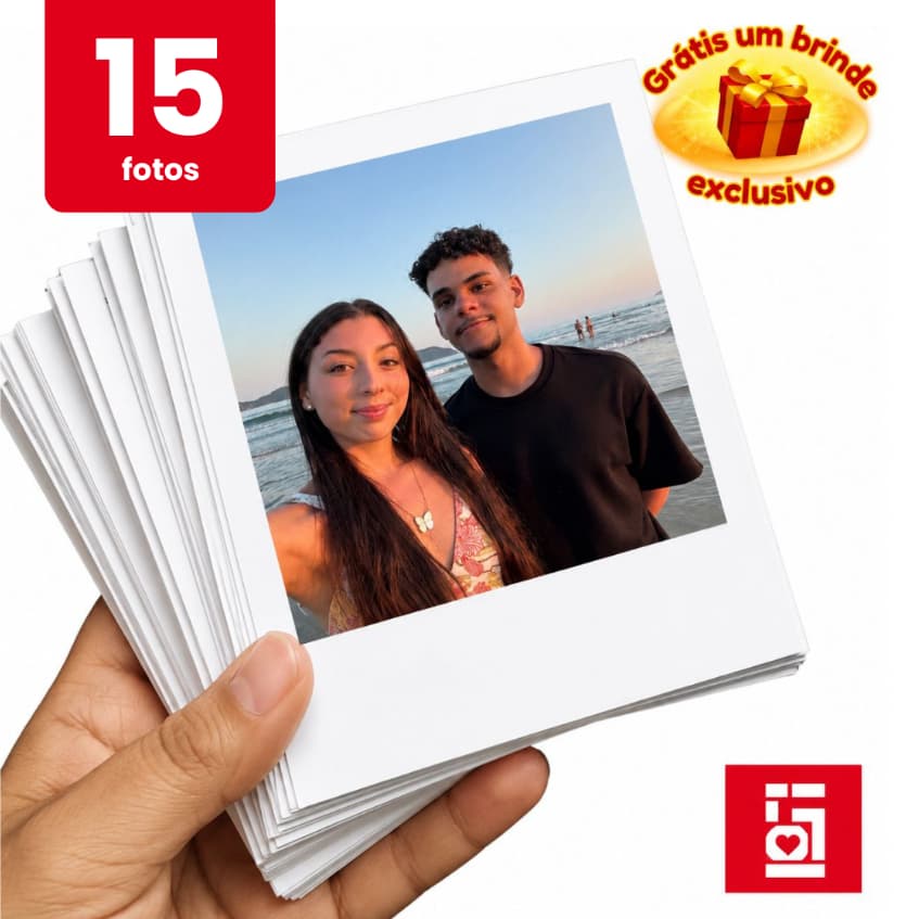 Mini 15 Fotos Por Unidade - Cabe na capinha de Celular - Alta qualidade - Sem legendas