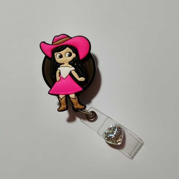 Porta Crachá Boiadeirinha | Porta Crachá Roller Personalizado |