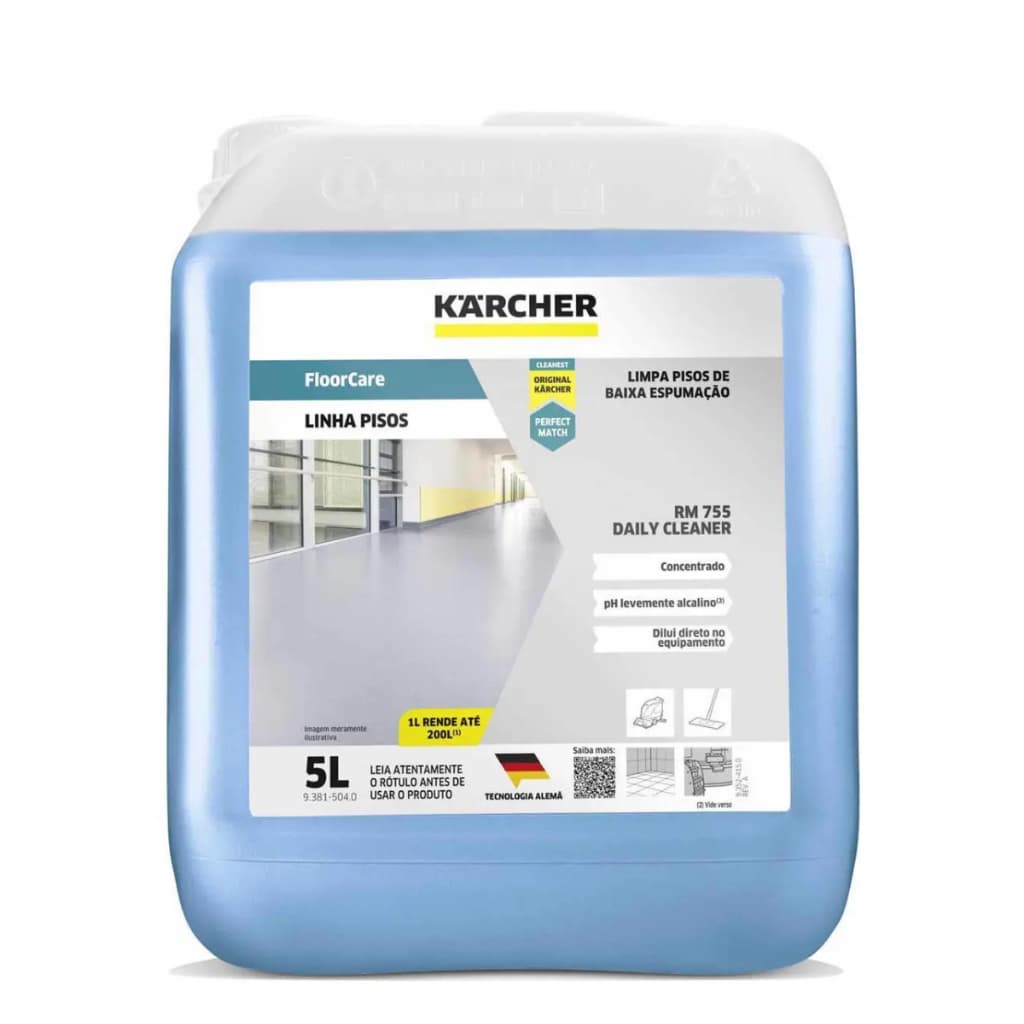 Detergente Floor Care 5Litros Rm755 Daily Karcher