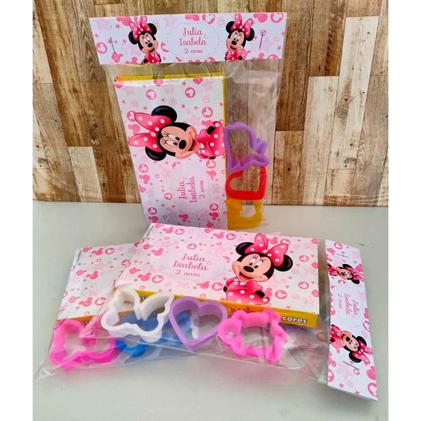 Massinha com cortador PERSONALIZADO | Tema da sua festa | Lembrancinha Personalizada