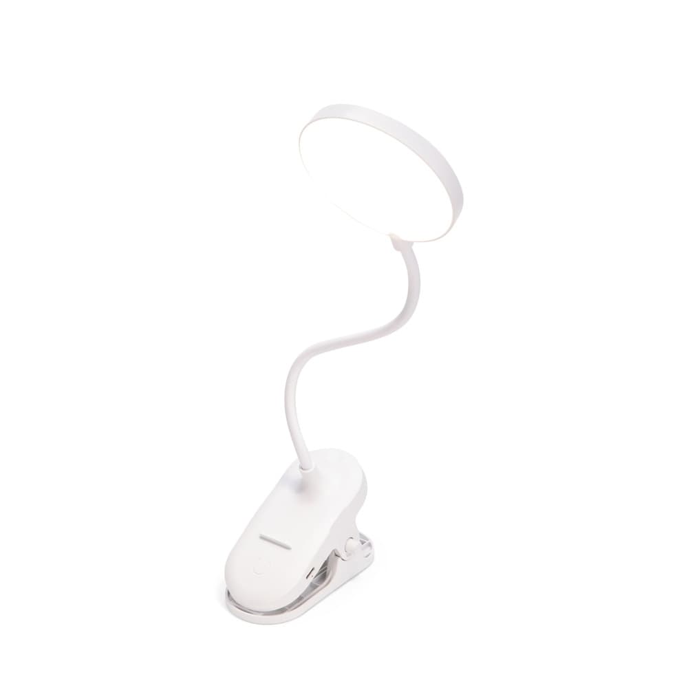 Luminária Recarregável 12leds Quente E Frio Modelo Presilha