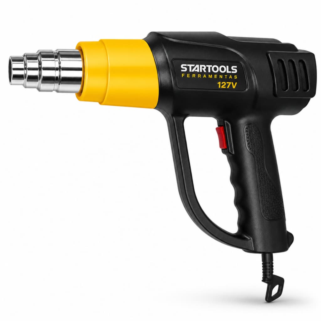 Soprador Térmico de Ar Quente 2000W com Bico Removível 127V – Profissional