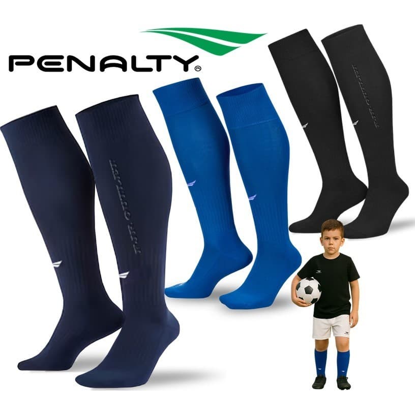 3 Meião Futebol Futsal Vôlei Penalty Original KIT Com Varias Cores