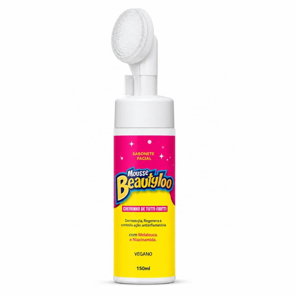 Mousse De Limpeza Facial Beautyloo Tutti Frutti 150ml
