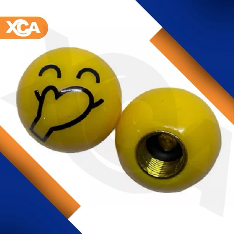 Pinos Bicos Válvula Pneu Tampa Pneu Diversos Modelos Emoji Kit 2