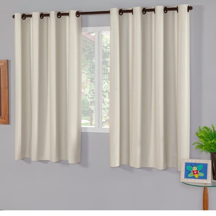 Cortina Blackout Quarto Sala Blackout PVC corta 100 % a luz 2,20m x 1,30m - Cores