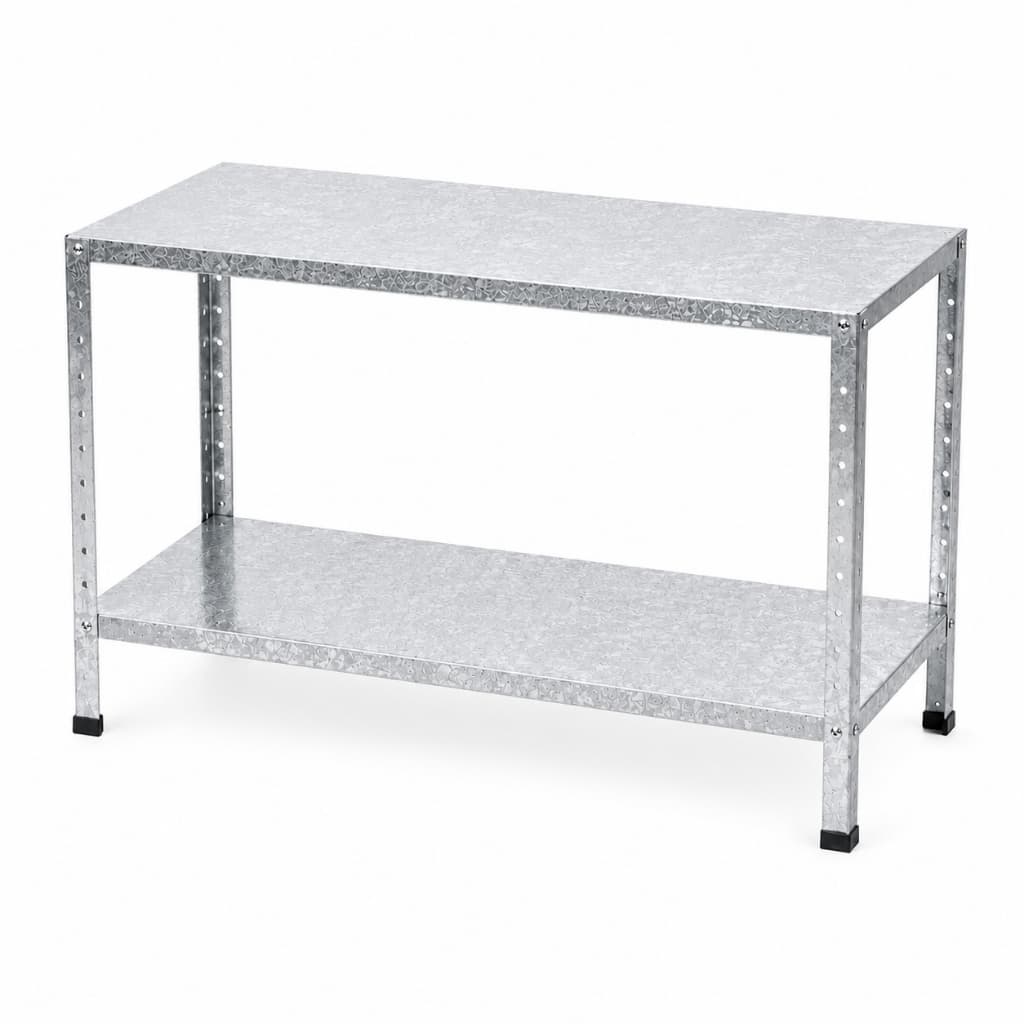 Mesa Em Aço Galvanizado Compacta Para Clínica Restaurante Petshop