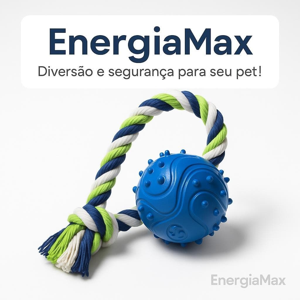 Mordedor Brinquedo Pet Bola Corda Atóxica Diversão Cães