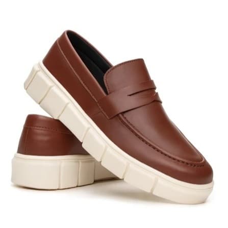 Mocassim Oxford Elegante Estilo Italiano Solado Macio Leve Antiderrapante Biodensidade Várias Cores