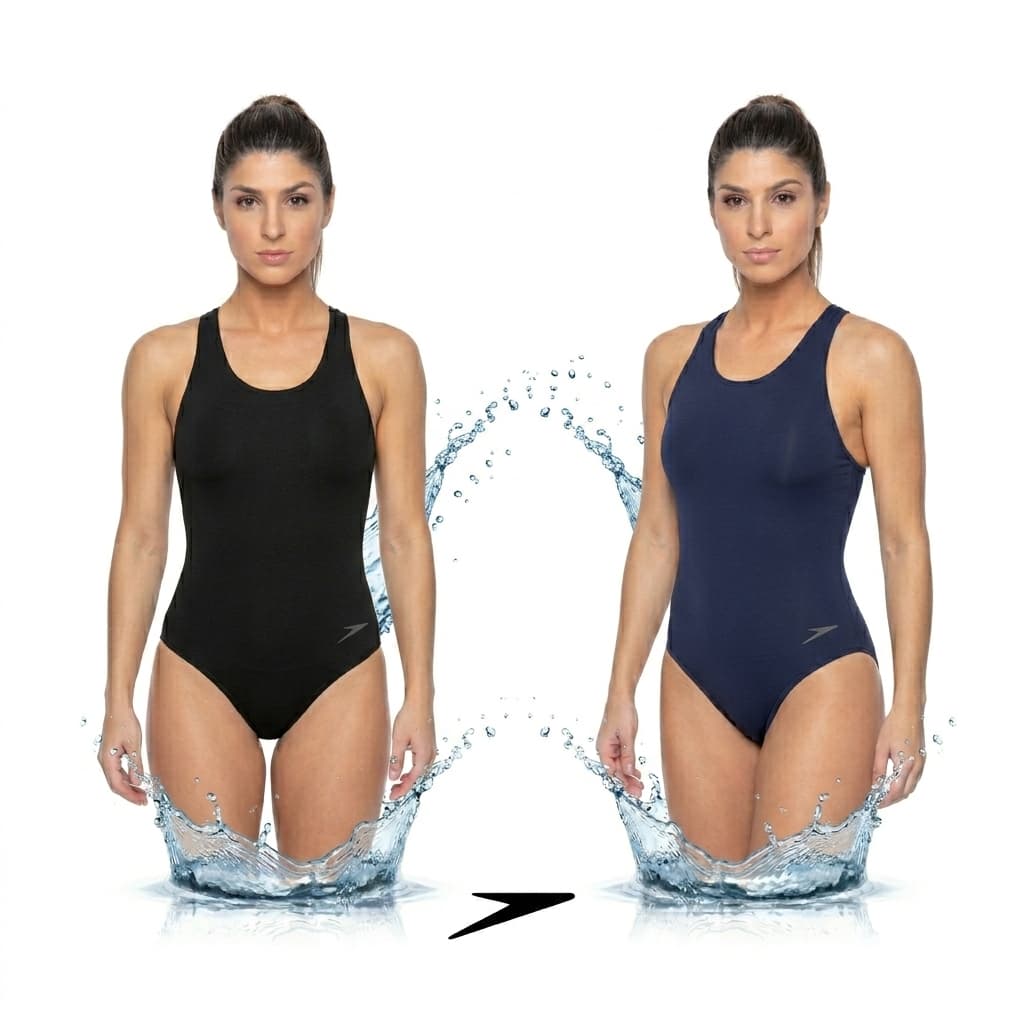 Maiô Natação Speedo Cross II Feminino Hidroginástica Piscina