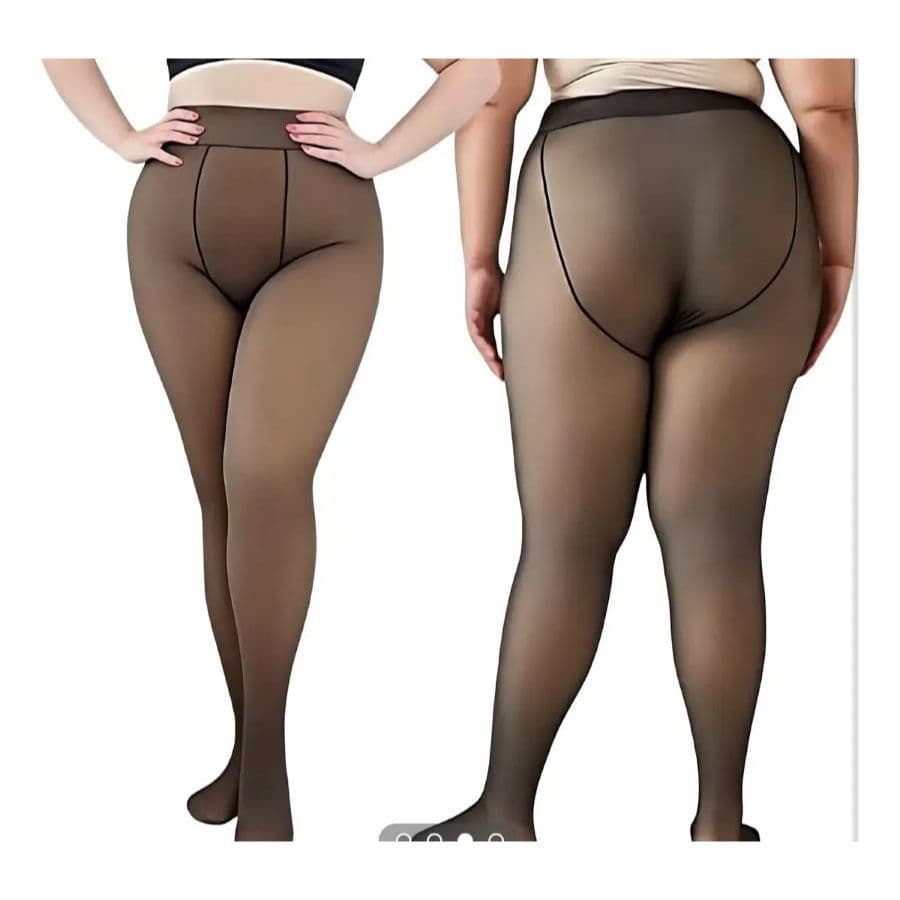 Meia Calça Termica Peluciada Feminina Frio Inverno