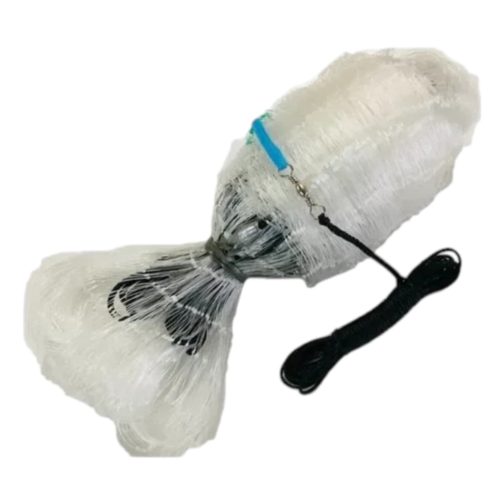 Tarrafa de Nylon Fio 0,50mm Malha Entre Nós 8 (40mm)