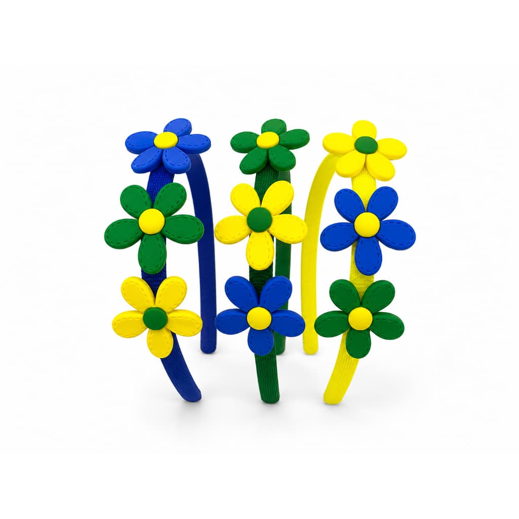 Tiara infantil e adulto Brasil copa do mundo Verde e Amarelo