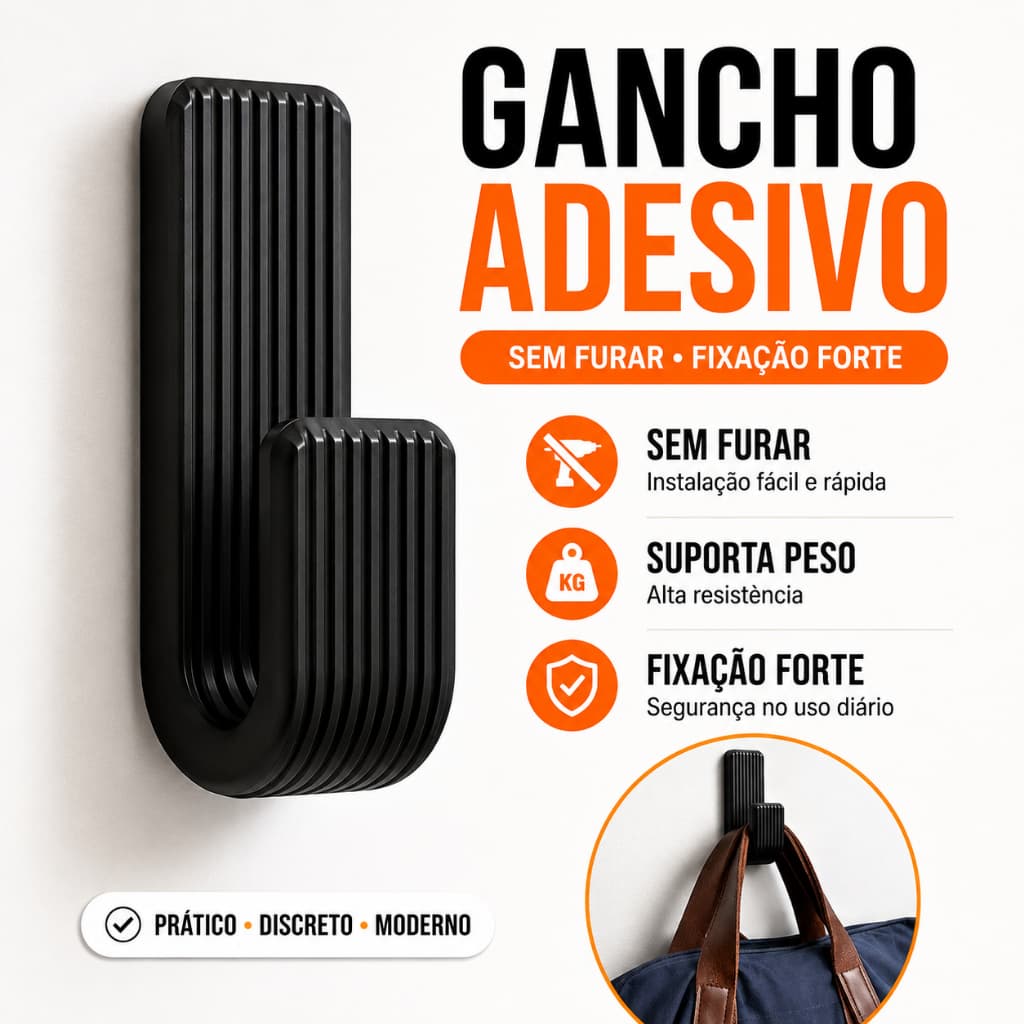 Kit 5 Suportes Ganchos de Banheiros Adesivo Toalha Suporte de Escova de Dente Suporte de Pasta de Dente Cabide Adesivo