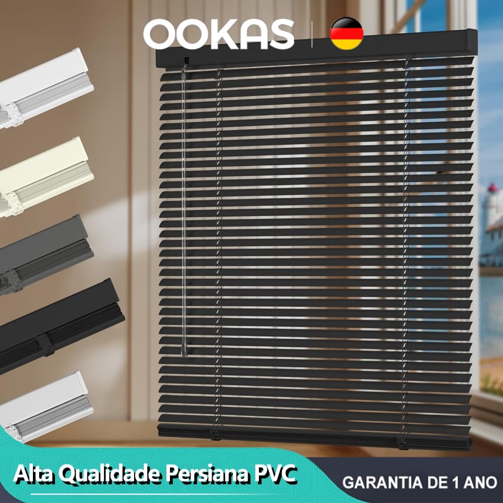 OOKAS Alta Qualidade Persiana PVC Escudo De Luz Espesso Adequado Para Quartos/Escritórios/Salas De Estar