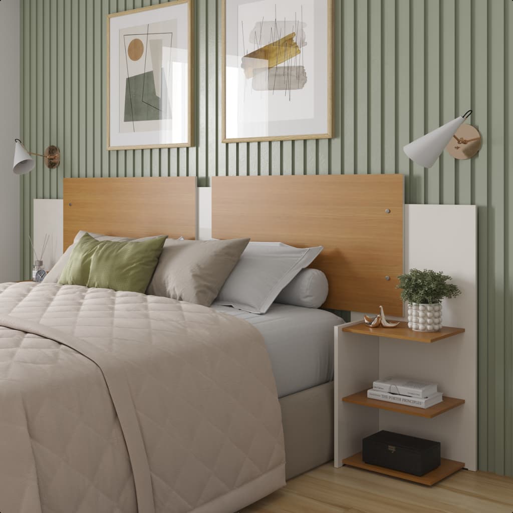 Cabeceira Painel Cama Box Quarto Regulável Casal/Queen/King - JM Mais Móveis