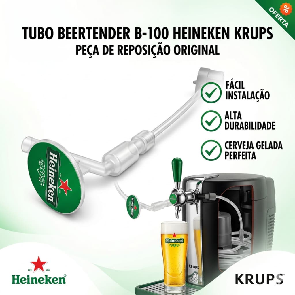 Tubo Mangueira Chopeira Beertender B100 Heineken Krups Original