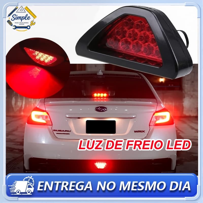 Brake Light Triangular modelo terceira Luz Freio Universal Anti Colisão 12v